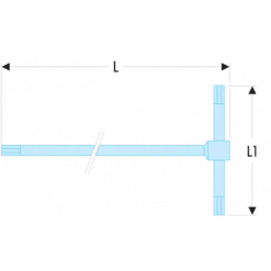 84TCD - Clés Mâles En “T” Coulissantes - 84TCD.2.5 - Facom | IFD Outillage