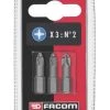 ED10T - Jeux De 3 Embouts High Perf' Série 1 Pour Vis Pozidriv® - ED103T.J3 - Facom | IFD Outillage 2 ED10T - Jeux De 3 Embouts High Perf' Série 1 Pour Vis Pozidriv® - ED103T.J3 - Facom | IFD Outillage -Vissage Soldes ed10t jeux de 3 embouts high perf serie 1 pour vis pozidriv ed103tj3 facom