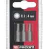 EH10 - Jeux De 3 Embouts Standards Série 1 Pour Vis 6 Pans Creux Métriques - EH102,5.J3 - Facom | IFD Outillage -Vissage Soldes eh10 jeux de 3 embouts standards serie 1 pour vis 6 pans creux metriques eh1025j3 facom