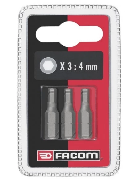 EH10 - Jeux De 3 Embouts Standards Série 1 Pour Vis 6 Pans Creux Métriques - EH103.J3 - Facom | IFD Outillage 3 EH10 - Jeux De 3 Embouts Standards Série 1 Pour Vis 6 Pans Creux Métriques - EH103.J3 - Facom | IFD Outillage