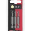 EP63T - Jeux De 3 Embouts High Perf' Titane Série 6 Pour Vis Cruciformes Phillips® - EP632T.J3 - Facom | IFD Outillage -Vissage Soldes ep63t jeux de 3 embouts high perf titane serie 6 pour vis cruciformes phillips ep632tj3 facom