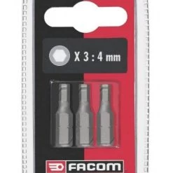 Jeu De 3 Embouts Standards Série 1 Pour Vis 6 Pans Creux Métriques - EH1.J3 - Facom | IFD Outillage