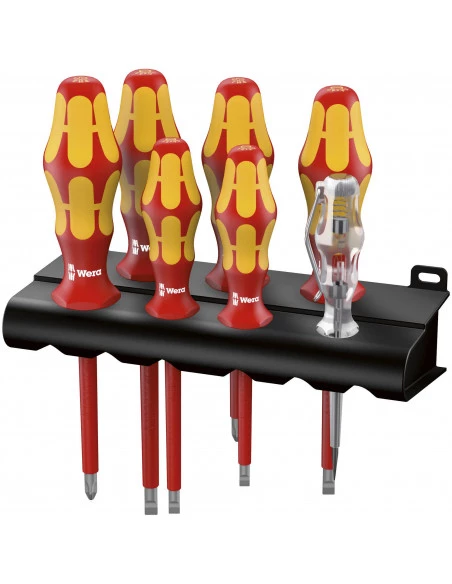 Tournevis Electricien Kraftform Plus VDE 160I/7 (jeu De 7) - 05006147001 - Wera | IFD Outillage 3 Tournevis Electricien Kraftform Plus VDE 160I/7 (jeu De 7) - 05006147001 - Wera | IFD Outillage